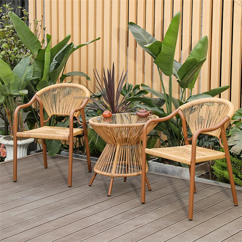 Nordic Outdoor Rattan Furniture Set