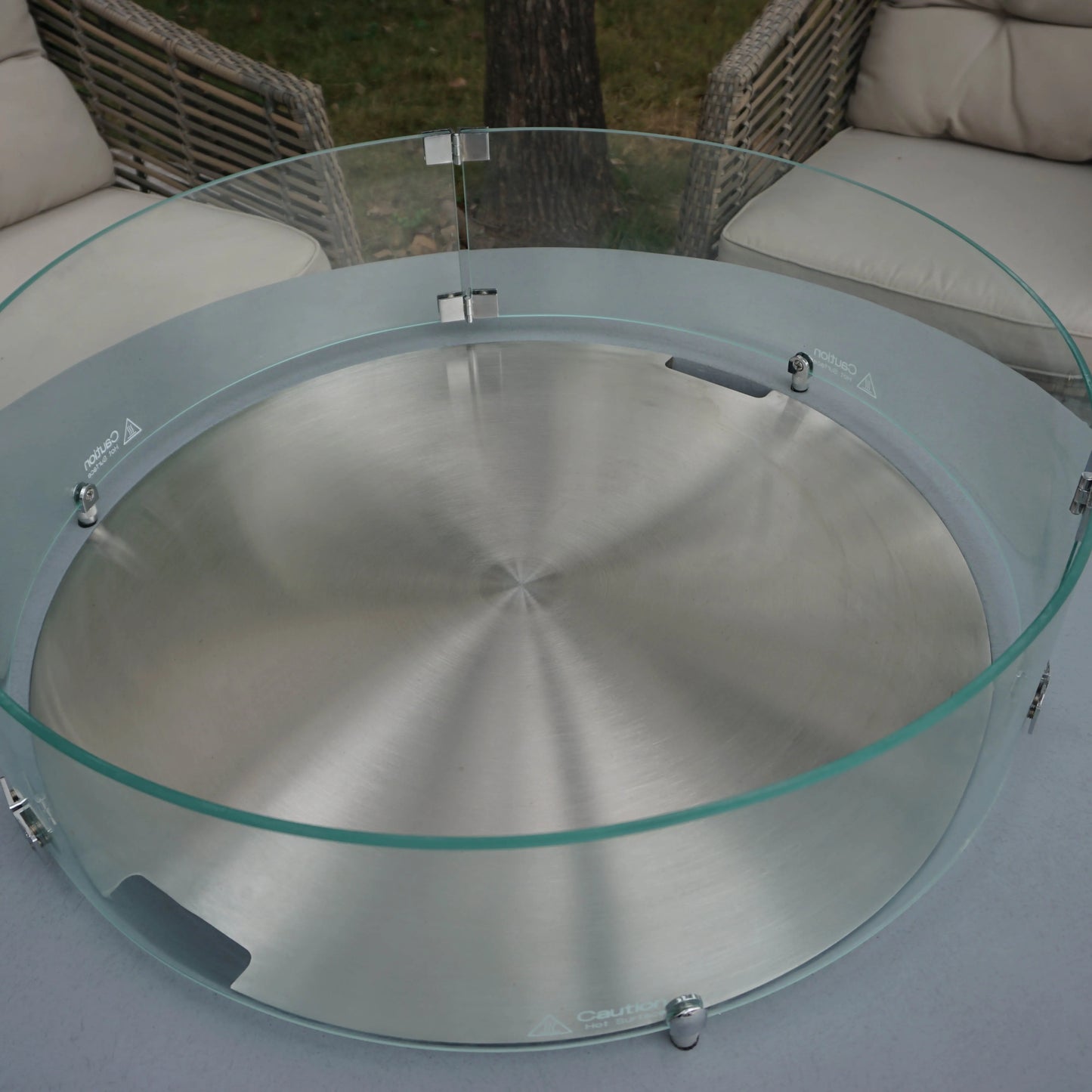 Concrete Fireplace Gas Fire Pit Table