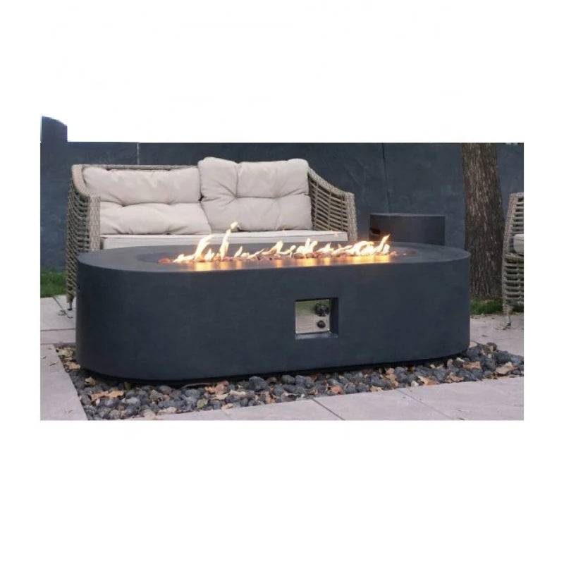 Gas Fire Pit Concrete firepit table Propane Fire Pit Table