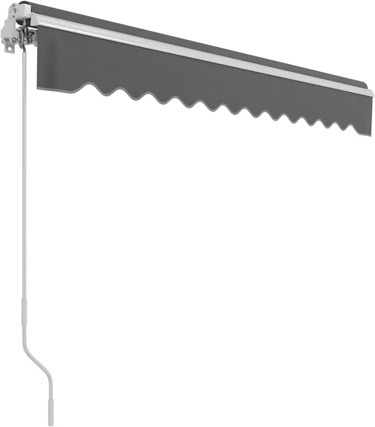 Patio Retractable Awning Articulated arm awning, UV50+ Sun Shade Window Door Balcony Sunshade Shelter Ployester