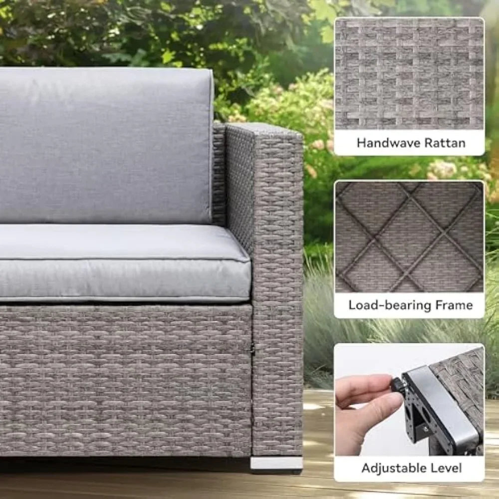 Outdoor Patio Furniture Set with 7 Pieces